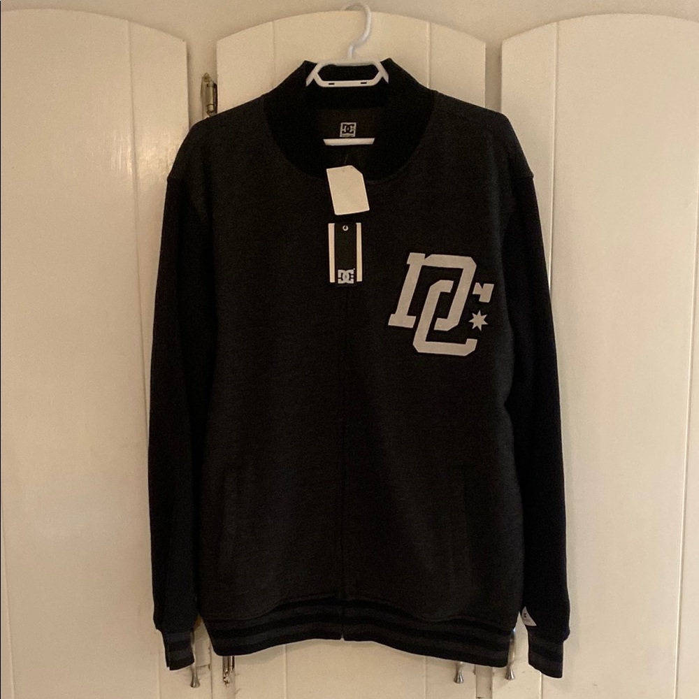 New DC Black Jacket with Logo